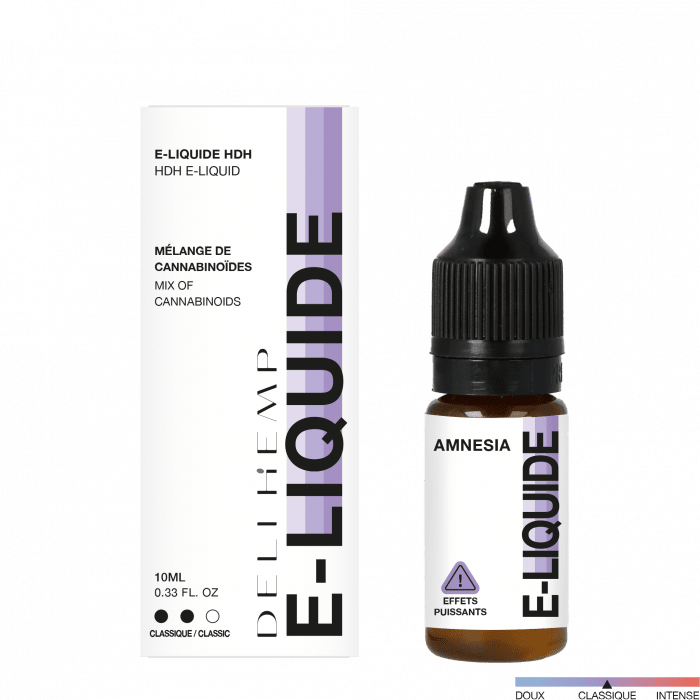 Ses propriétés relaxantes, l'e-liquide HDH Amnesia Classic permet également de soulager le stress. La sensation apaisante qu'il procure aide à soulager la tension et l'anxiété.
