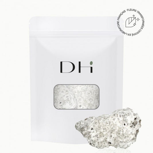La Deli White est une fleur de CBD transformée, imprégnée de cristaux de CBD à 99,8%, offrant des arômes citronnés intenses. Conçue pour les amateurs de sensations fortes, cette variété givrée combine subtilement les arômes de wax et de fleurs, offrant une expérience riche et stimulante.