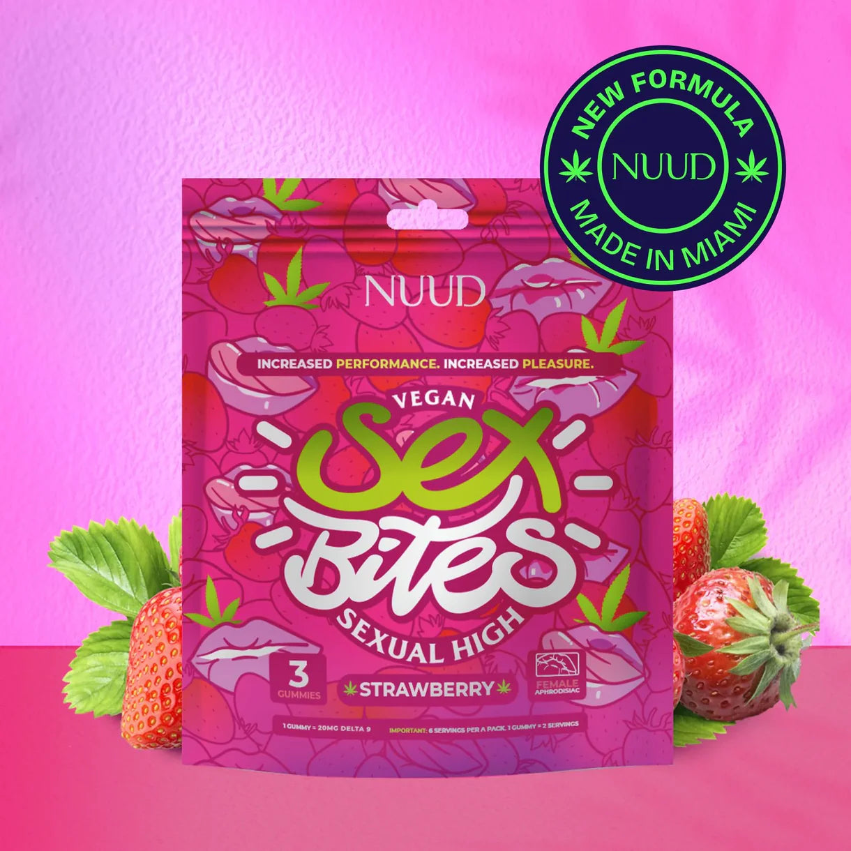 Bonbon THC + Aphrodisiaque Formula | 4 x 60mg | 4 saveurs