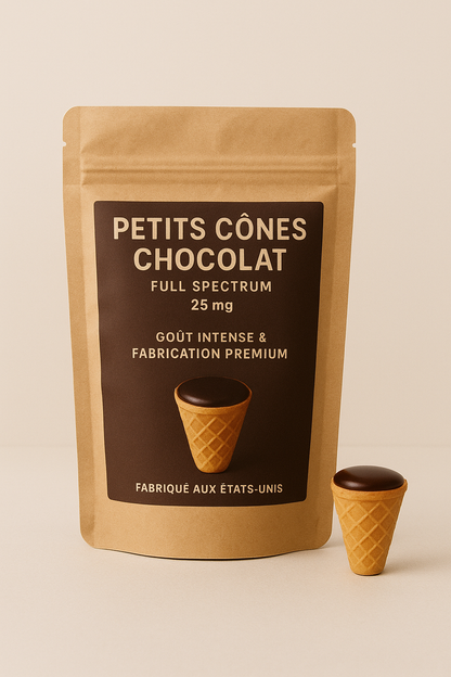 Space Cake – Cônes Chocolat Full Spectrum THC 25MG | CBD 25MG