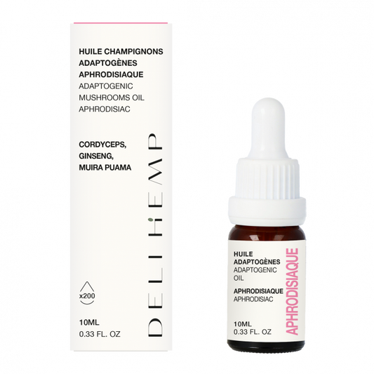 Huile CBD - Champignon Adaptogène - Aphrodisiaque